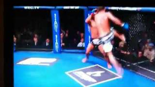 Anthony Pettis greatest kick in MMA history [upl. by Dorella]