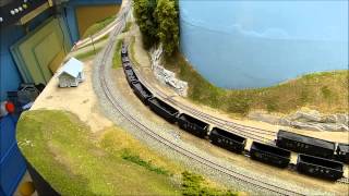 Cleveland amp Eastern RR N Scale Layout  Switching RedRock CoalLoader [upl. by Lu]