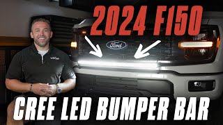 2024 F150 CREE LED Bumper Bar Installation From F150LEDscom [upl. by Hgiellek433]