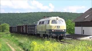 Zug der WRS Deutschland GmbH auf der Hunsrückquerbahn Langenlonsheim – Stromberg am 030621 [upl. by Pelagias990]