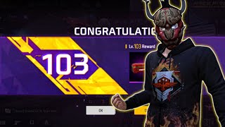 103 Level UP Complete 😍  103 Level Kaise Huaa 🎯 1 VS 4 Rank 25 Kills Challenge 🔥  Neel Gaming [upl. by Anivek30]