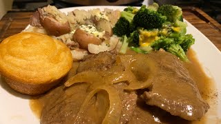 Cubed Steak amp Gravy Crockpot Recipe  Mama Ray Ray In The Kitchen [upl. by Notslar188]