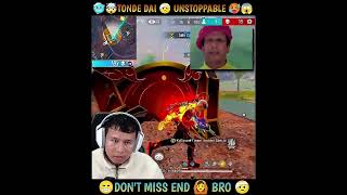 😱 CRAZY TONDE GAMER 🤯  YAHA SABSE 🙎 TAKATVAR ME HU 😎  freefire tondegamer shorts [upl. by Ariahay]