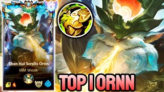 WILD RIFT ORNN  TOP 1 ORNN GAMEPLAY  CHALLENGER RANKED [upl. by Halyak]