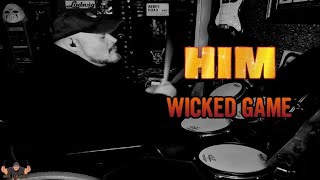 HIM  WICKED GAME  Drum Cover MikeFewMusic 2024 new [upl. by Phillip]