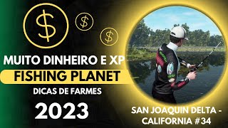 FISHING PLANET  Delta San Joaquin Como Farmar 34 Esturjão de Lago  California 2023 [upl. by Mcdonald]