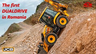 Romania’s First Dual Drive JCB 3CX PRO Exclusive Unboxing and Test Drive  subtitles [upl. by Jeramey96]