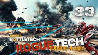 Double Mission Action  Battletech Modded  Roguetech LanceALot 33 [upl. by Keverian]