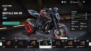 RIDE 5  Customize MV Augusta BRUTALE 800 RR Gameplay 4K 60fps HDR [upl. by Eelyahs475]