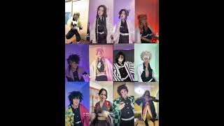 Demon slayer dance cosplay fyp viralvideo shorts trending rengoku shinobu kanao tomioka [upl. by Oirromed950]