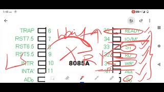 8085 pin diagram [upl. by Alenairam450]