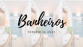 Banheiros Tendência 2023  inspirações [upl. by Nylac]