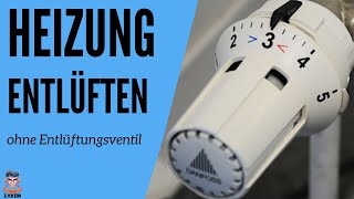 Heizung entlüften ohne Entlüftungsventil [upl. by Harilda219]