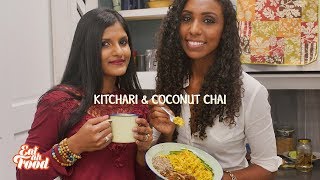 Kitchari Dhal amp Rice amp Coconut Chai with Taste Of Trini amp Ornella  EAF Presents [upl. by Garek]