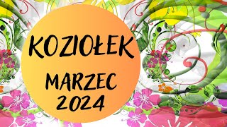 KOZIOROŻEC♑MARZEC 2024♑prognoza Tarota🍀JESTEŚ W SWOIM ŻYWIOLE A TWOJE PLANY NIE BUDZĄ WĄTPLIWOŚCI🍀 [upl. by Notlit]