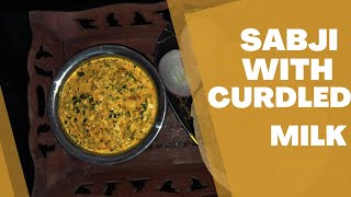 your milk got CURDLED 🥲 but you can make yummy sabji with it 😋food viralvideo youtube [upl. by Pavior734]