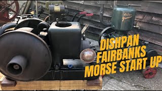 1924 dishpan Fairbanks Morse start up [upl. by Viviana]