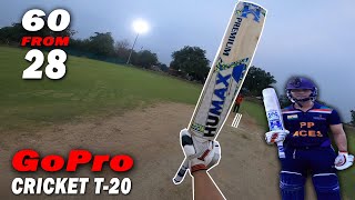 60 28 GoPro Batsman Helmet Camera View🔥  Playing With RANJI TROPHY PLAYER😍  GoPro Cricket Vlogs [upl. by Cochrane237]