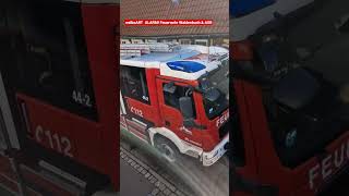 ALARM Feuerwehr Waldenbuch amp ASB Rettungsdienst Alarmfahrt am Fenster vorbei shorts [upl. by Humphrey368]