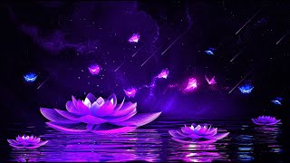 Peaceful Night 💜 Soothing Deep Sleep Music ★ Calming Meditation Healing 528Hz [upl. by Ailaht]