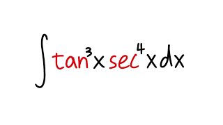 Integral of tan3xsec4x read pinned comment [upl. by Andromada125]