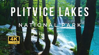 Tour to Plitvice Lakes Croatia  with descriptions  4K [upl. by Aig]