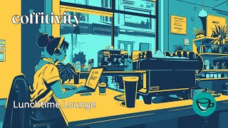 Lunchtime Cafe Ambience for Enhanced Creativity  2Hour Productivity Soundtrack [upl. by Aihtnis348]