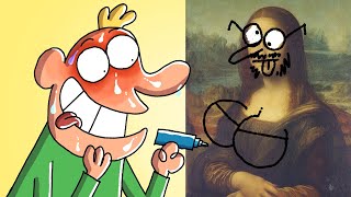 Drawing On Pictures In Real Life 😂  Cartoon Box 371  by Frame Order  Hilarious Cartoons [upl. by Lyns]