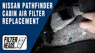 How to Replace Cabin Air Filter 2015 Nissan Pathfinder  AQ1228C [upl. by Inkster]