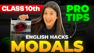 MODALS class 10🔥 Super Hacks and Tricks😎 Complete Revision in 12 mins✅ [upl. by Aznaed]