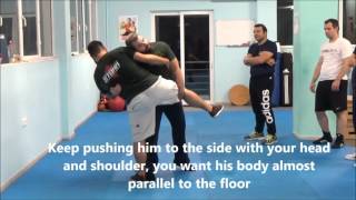 Pummelling drills and combative takedowns [upl. by Klemperer]