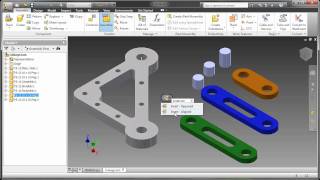 Inventor 2011  Assembly Enhancements [upl. by Attiuqihc]