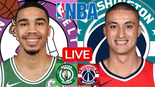 LIVE BOSTON CELTICS vs WASHINGTON WIZARDS  NBA  PLAY BY PLAY  SCOREBOARD [upl. by Erdnaxela244]