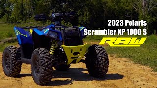 2023 Polaris Scrambler XP 1000 S Test Ride RAW [upl. by Way269]