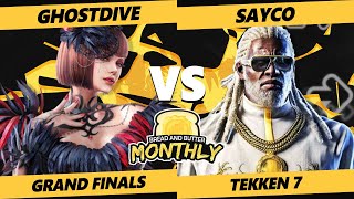 BnB 43 GRAND FINALS  Ghostdive Anna Vs Sayco L Leroy Tekken 7 [upl. by Nairehs]