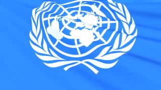 United Nations Flag Waving [upl. by Breh]