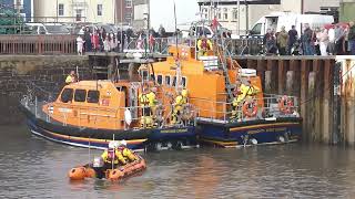 Final Launch of Arbroath Lifeboat RNLB Inchcape Sunday 17th of March 2024 [upl. by Vachel]