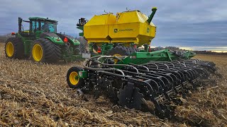 New Strip Tiller Outfitted With John Deere Passive Aggressive Implement Guidance [upl. by Desirea]