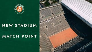 New Stadium  Match Point  RolandGarros 2021 [upl. by Margaretta511]