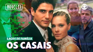 OS CASAIS DE LAÇOS DE FAMÍLIA EDU E CAMILA HELENA E MIGUEL PEDRO E ÍRIS E MAIS  NOVELEI  VIVA [upl. by Nuhsed]