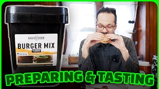 Ready Hour Black Bean Burger Mix Review  Taste Test [upl. by Mensch]