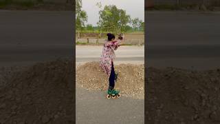 Wait for end 😂😱By by katham😂😱skating fanny short YouTube videos girl parectis shorts [upl. by Valdemar]