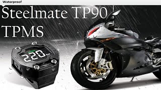 Steelmate TPMS TP90 for motorcycle with subtitles [upl. by Joline]