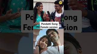 Pondatti Song epdi irukku😍 Comment panunga❤️ Talk Back with Gokul shorts viral chennai simbu [upl. by Haeckel]