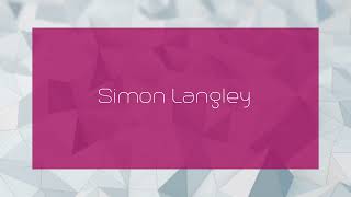 Simon Langley  appearance [upl. by Inaej]