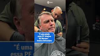 “É uma piada essa PF criativa de Moraes” ironiza Bolsonaro [upl. by Rohpotsirhc]