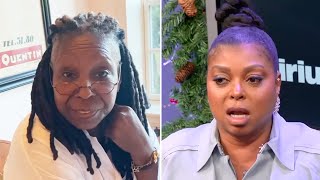 Whoopi Goldberg REACTS to Taraji P Henson Crying Over Color Purple Pay Disparity [upl. by Eerased]