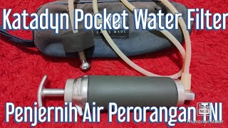 Katadyn Pocket Water Filter Standar TNI [upl. by Kuhlman392]