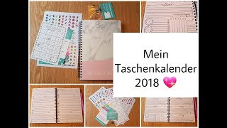 Vorstellung Kalender für 2018 selbst designt von quotMein Taschenkalenderquot [upl. by Dell612]