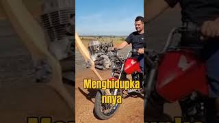 Modifikasi motor Denga mesin pesawat shortsfeed edukatif shortvideo automobile viralvideo [upl. by Arytas412]